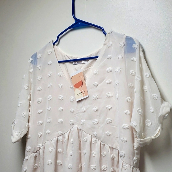 Kirundo Womens Short Sleeve Mini Dress Flowy Casual - Picture 7 of 11